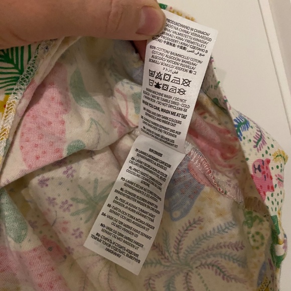 Mini Boden Colorful Wild Animals Short Sleeve Dress, Size 4-5 - Picture 5 of 5